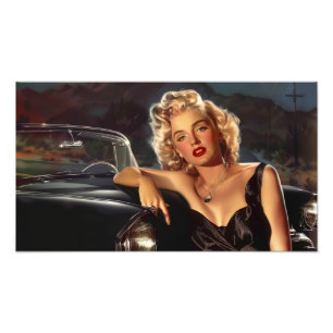 Femme Fatale Foto Afdruk