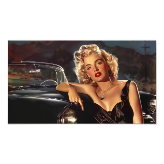 Femme Fatale Foto Afdruk (Voorkant)