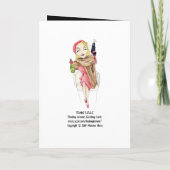 Femme Fatale Murder Mystery Invitation Kaart (Achterkant)