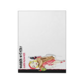 Femme Fatale Murder Mystery Large Notitieblok (Linkerzijde)