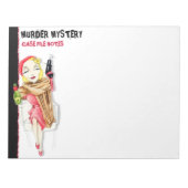Femme Fatale Murder Mystery Large Notitieblok (Voorkant)