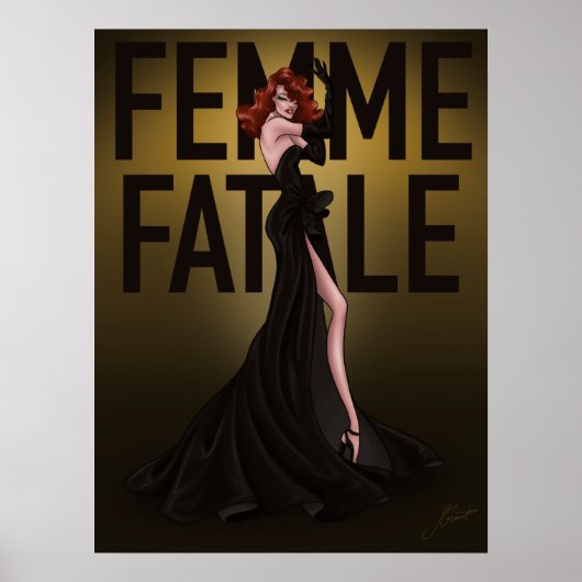 Femme Fatale Poster (Voorkant)