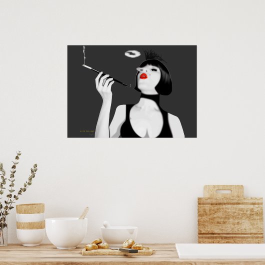 Femme Fatale Poster (Keuken)