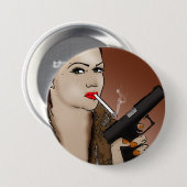 Femme Fatale - Roken en Button van Pistolen (Voorkant /achterkant)