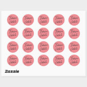 Femme Fatale Ronde Sticker (Vel)