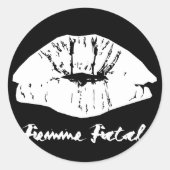 Femme Fatale Sticker (Voorkant)
