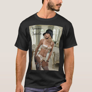 Femme Fatale uit 1920 - Roken en Pistolen T-shirt