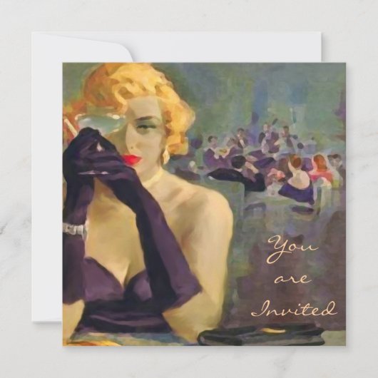 Femme Fatale ~ Uitnodigingen (Voorkant)