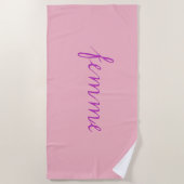 Femme Honeymoon Strandhanddoek Strandlaken (Voorkant)