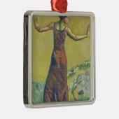 Femme Joyeuse Metalen Ornament (Rechts)