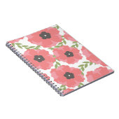 Femme Pink Floral Pattern Notitieboek (Rechterzijde)