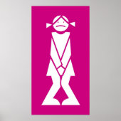 Femme pour toilettes poster (Voorkant)