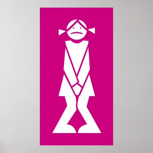 Femme pour toilettes poster (Voorkant)