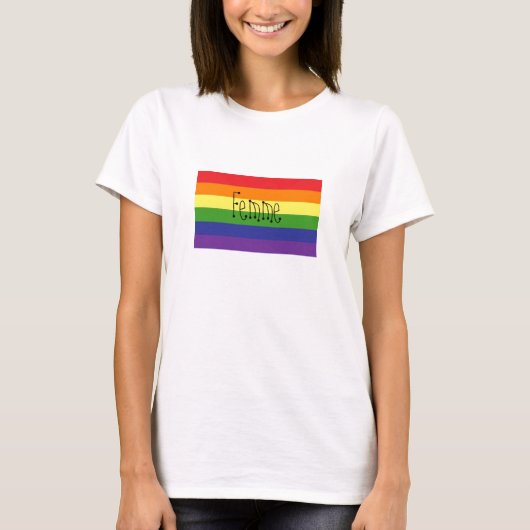 Femme pride shirt (Voorkant)