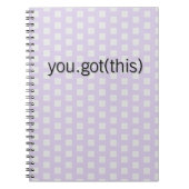 Femme techie bemoedigend notitieboek (Voorkant)