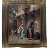 Femmes Arabes Devant Une Porte Douchegordijn (Voorkant)