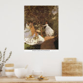 Femmes au jardin 1867, ingediend door Claude Monet Poster (Keuken)