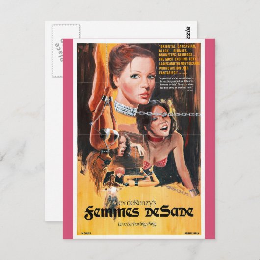 FEMMES DESADE BRIEFKAART (Voorkant / Achterkant)