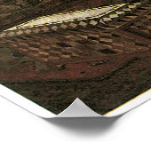 Femmes filant au Morac, Roudolf Ernst Poster (Hoek)