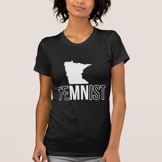 FeMNist - voor donker T-shirt (Voorkant)