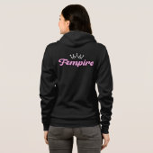 FEMPIRE Logo Front & Back Pink Hoodie (Achterkant volledig)