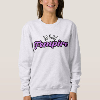 FEMPIRE Logo Paars–Kroon Empowerment Design Trui