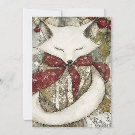 Fen the Fox | Woodland Whimsy Holiday Card Feestdagenkaart