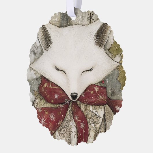 Fen the Fox | Woodland Whimsy Paper Ornament (Links)