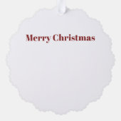 Fen the Fox | Woodland Whimsy Paper Ornament Kaart (Achterkant)