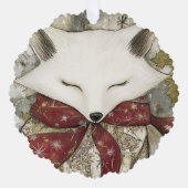 Fen the Fox | Woodland Whimsy Paper Ornament Kaart (Voorkant)