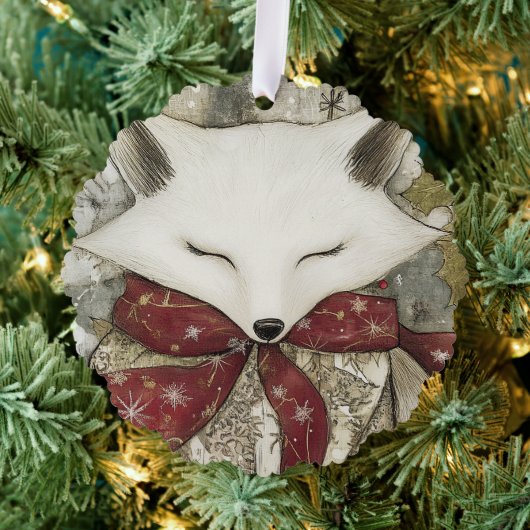 Fen the Fox | Woodland Whimsy Paper Ornament Kaart (Insitu (Drie))