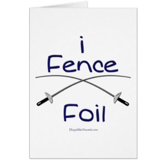 Fence Foil (franse grip) BLUE