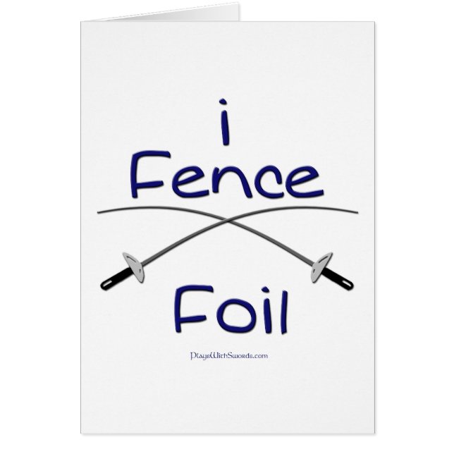 Fence Foil (franse grip) BLUE (Voorkant)