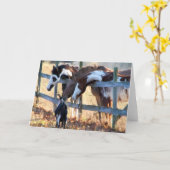 Fence Friends Kaart (Gele Bloem)