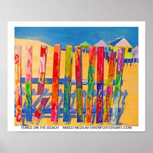 FENCE LANGS DE BAND POSTER (Voorkant)