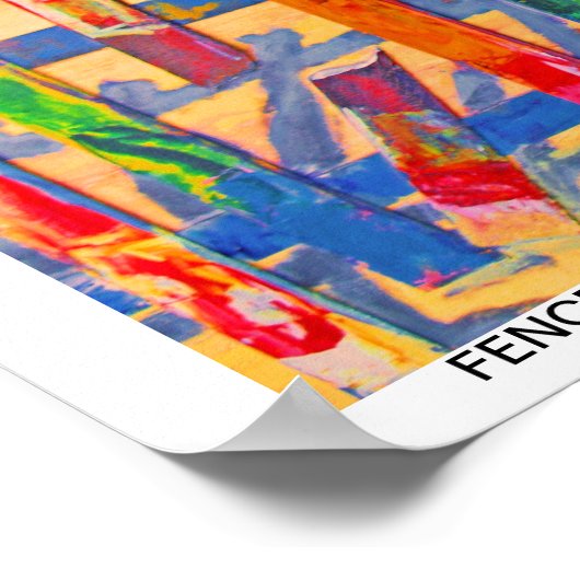 FENCE LANGS DE BAND POSTER (Hoek)