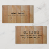 Fence Photo Visitekaartje (Voorkant / Achterkant)