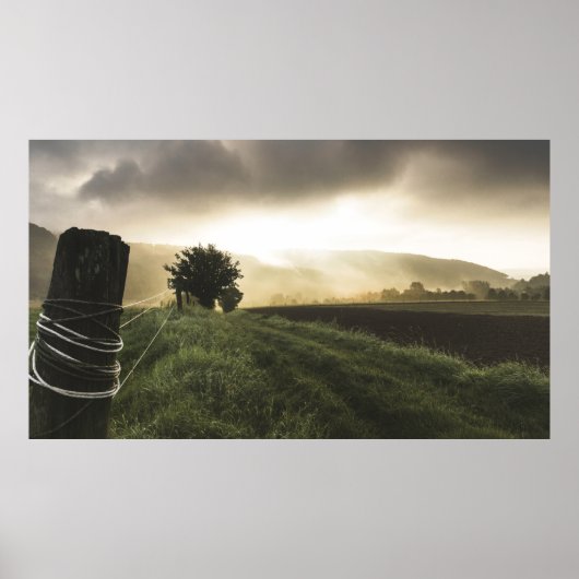 Fence Post Poster (Voorkant)