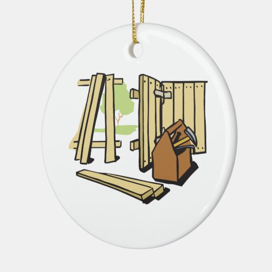 FENCE REPAIR KERAMISCH ORNAMENT (Links)