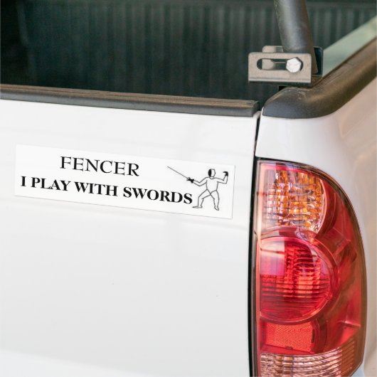 FENCER BUMPERSTICKER (Op Truck)