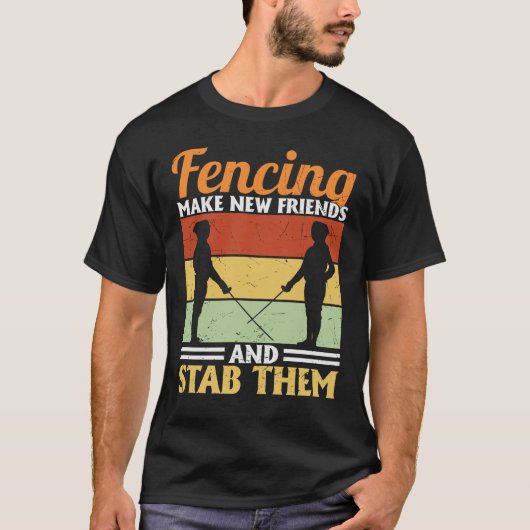 Fencer-citaat van Funny T-shirt (Voorkant)