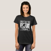 Fencer Just The Tip Promise Fencing Epee Martial A T-shirt (Voorkant volledig)