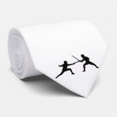 Fencer-paar Stropdas (Opgerold)