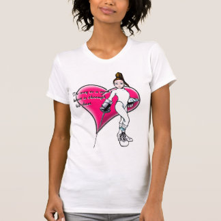 FencerGrrl-de manier aan het hart van een man.. T-shirt