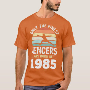 Fencers, geboren in 1985 40th Birthday fencing Gif T-shirt