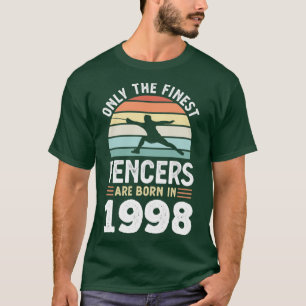 Fencers, geboren in 1998 30th Birthday fencing Gif T-shirt