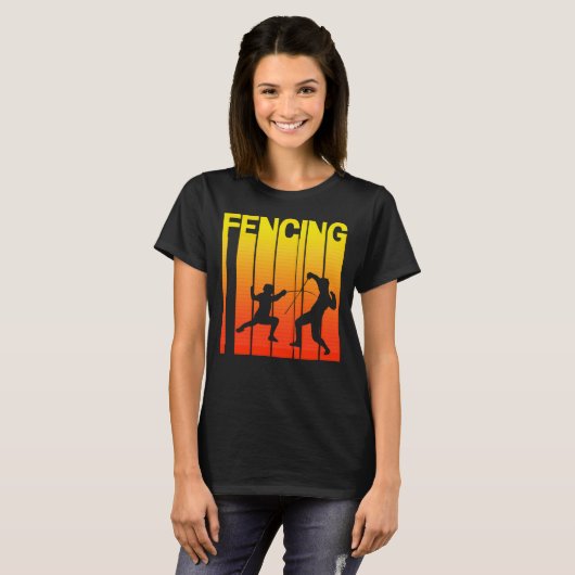 Fencing 2 t-shirt (Voorkant volledig)