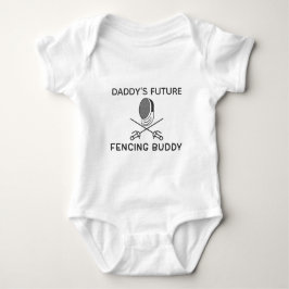 Fencing Baby Daddy's Future Fencing Buddy - Fencer Romper