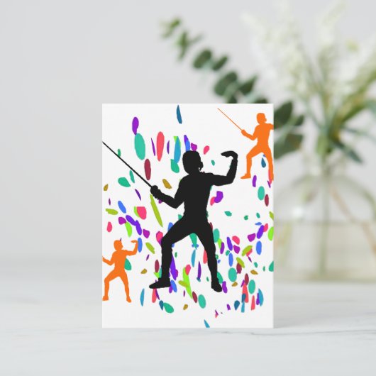 FENCING BRIEFKAART (Staand voorkant)