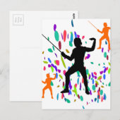 FENCING BRIEFKAART (Voorkant / Achterkant)